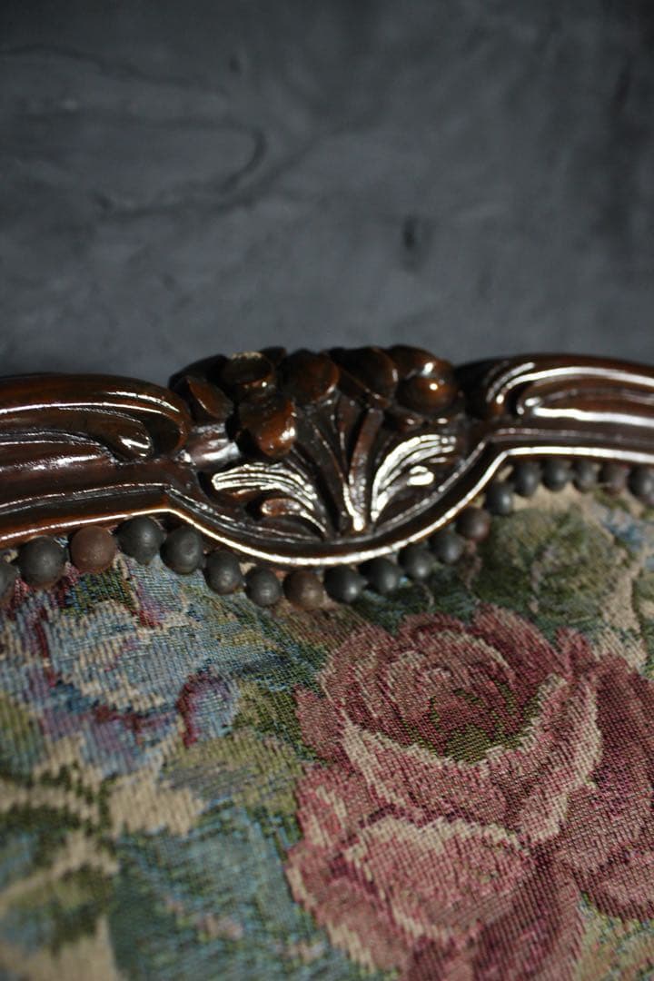 首都圏送無料〜80's アンティーク 花柄　ソファ　2台目　エスハウスインテリア