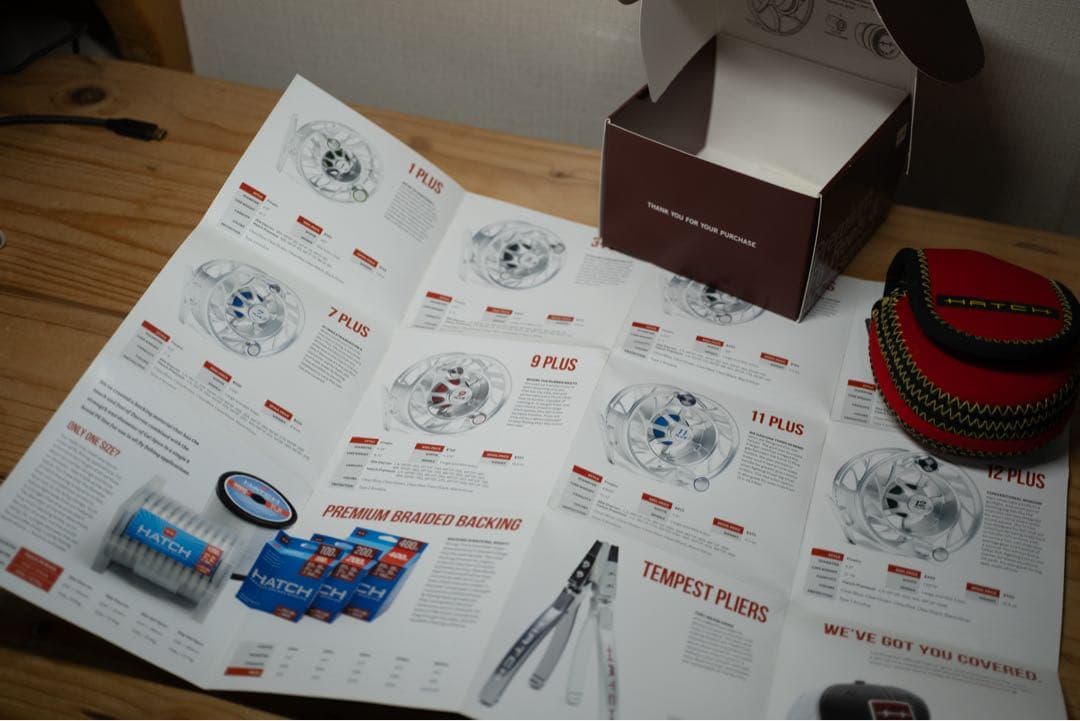 HATCH FINATIC 1plus シルバー ハッチフライリール