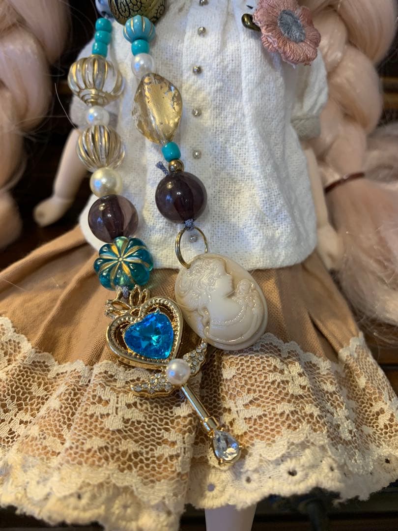 カスタム アイシードール アウトフィット 小物付き❤ピンクの可愛い子❤