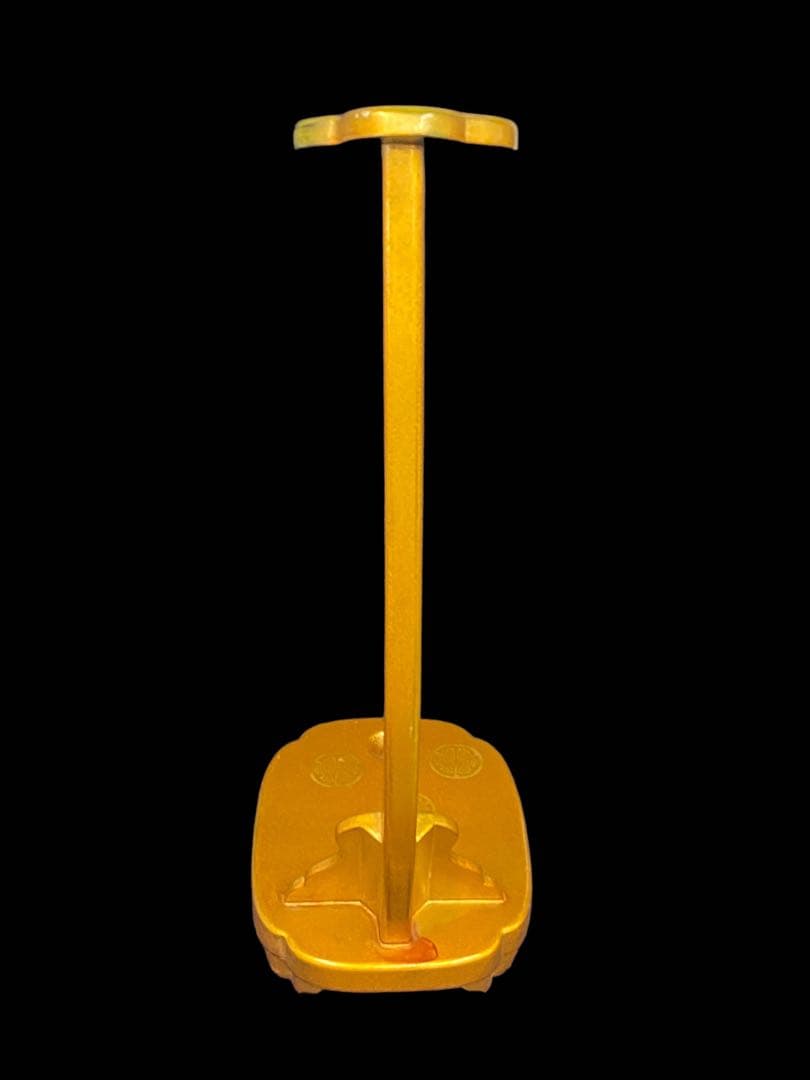 刀掛け　太刀掛け　家紋入り　金