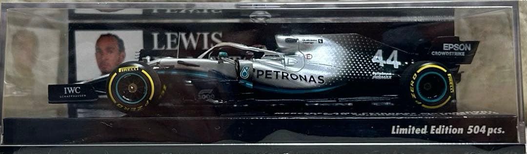 ミニチャンプス 1/43 メルセデス W10 ハミルトン2019年 中国GP優勝