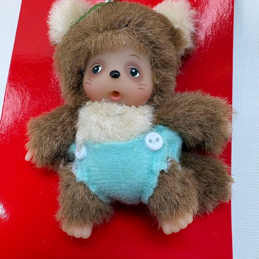 新品 EU限定 ベビチッチ タヌキ キーホルダー monchhichi 269
