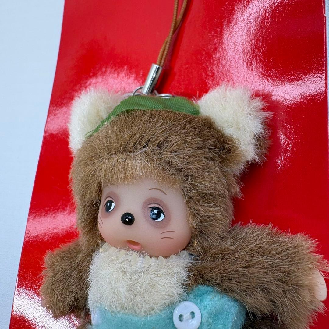 新品 EU限定 ベビチッチ タヌキ キーホルダー monchhichi 269