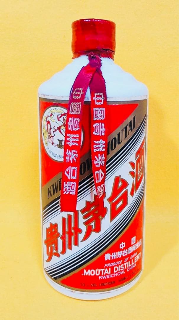 81年代MOUTAI中国酒茅台酒貴州マオタイ500mlアルコール53度天女ラベル