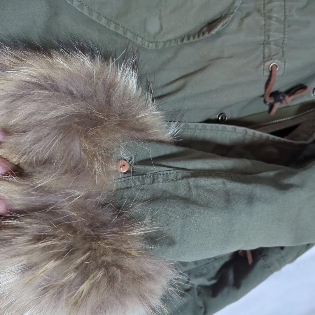 curohse様！！panaji goa ラクーンファー ボリュームモッズコート