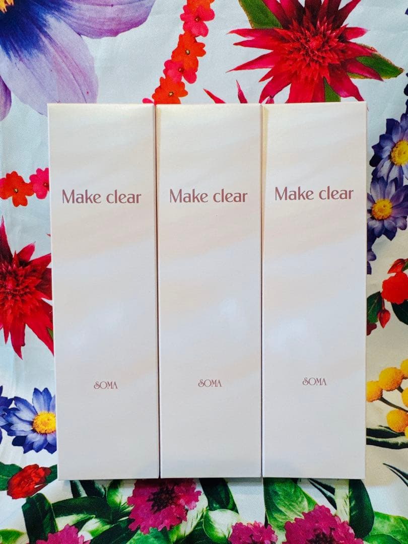 富さん★◆特典付【正規品】ソーマ化粧品★メイククリア 3本セット