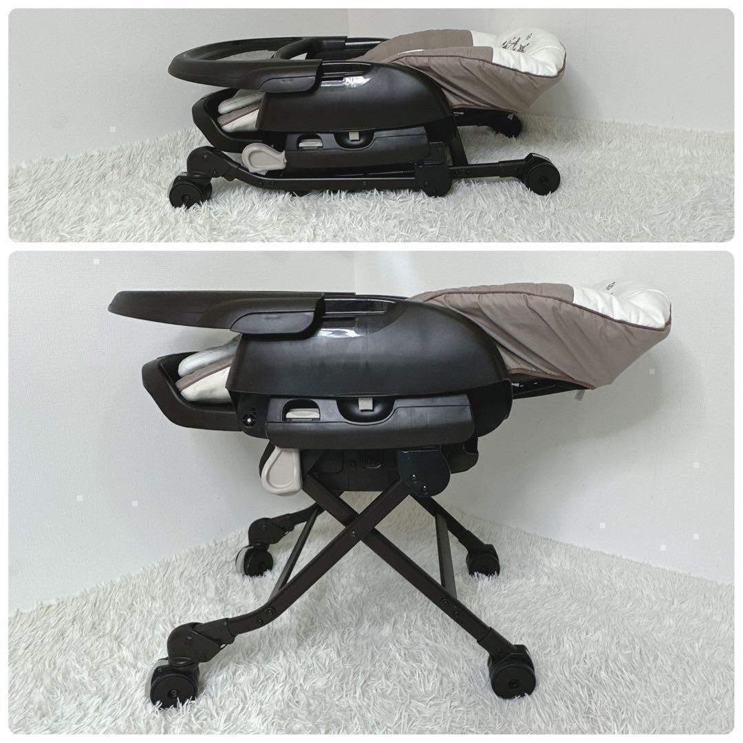 ✨美品✨ Combi コンビ ネムリラAT 新生児 自動 ハイローチェア