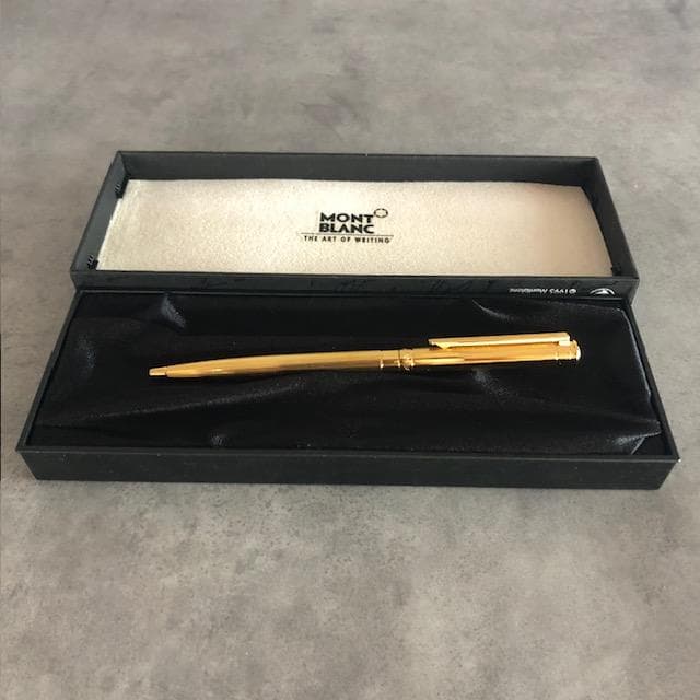 モンブラン(MONT BLANC)　ボールペン　ゴールド ノブレス