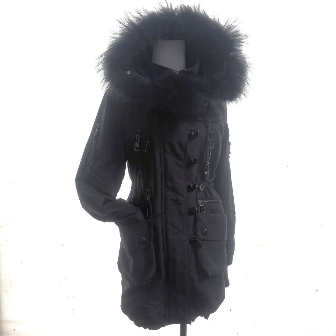 リアルファー付きモッズコート ミリタリー 平成ギャル y2k グランジ