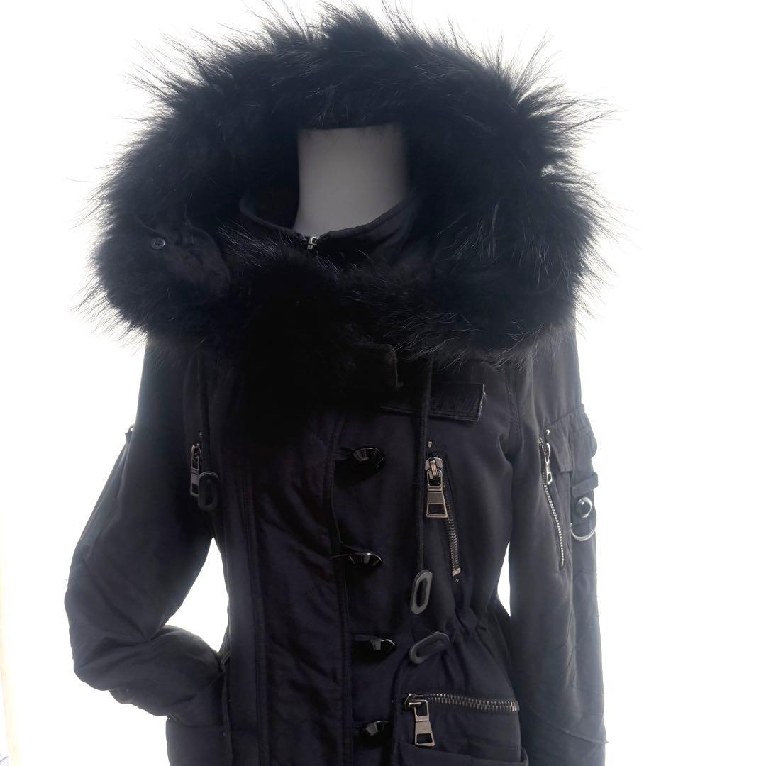 リアルファー付きモッズコート ミリタリー 平成ギャル y2k グランジ