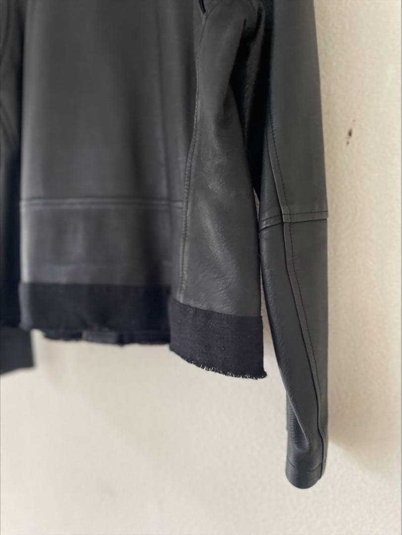 suzuki takayuki レザージャケット　黒革