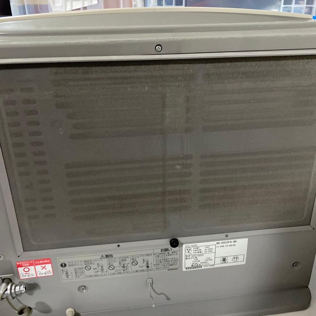引取歓迎　ノーリツ ガスファンヒーター GFH-5800S 都市ガス用