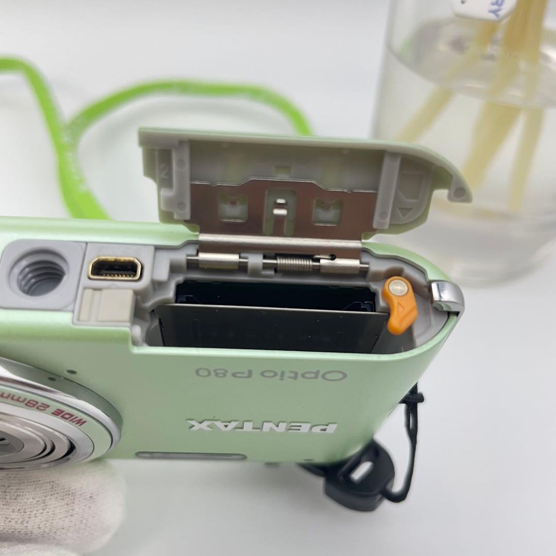 美品✨PENTAX Optio P80✨動作確認済 スマホ転送OK 人気色♪