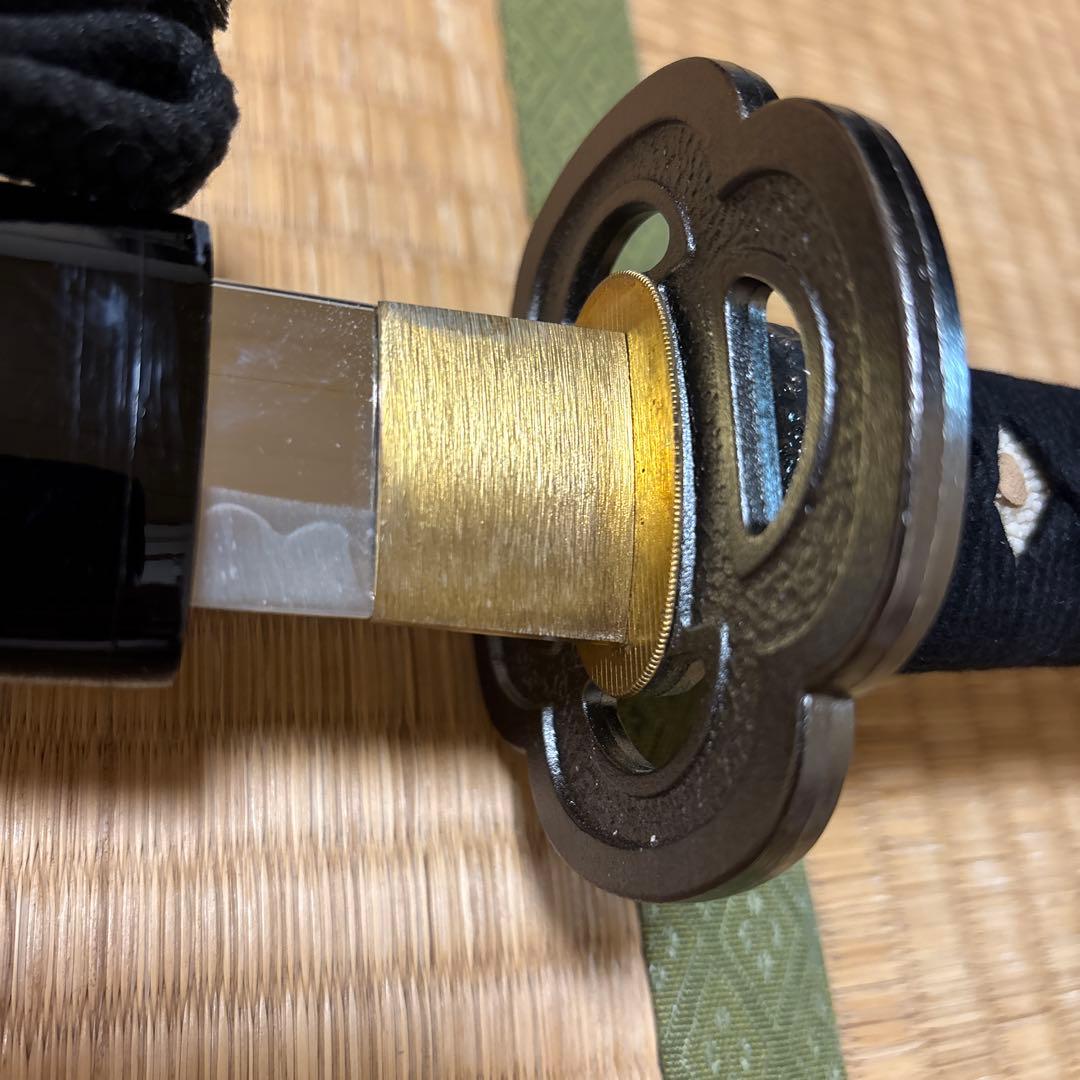 模造刀 湾曲刃 黒い柄