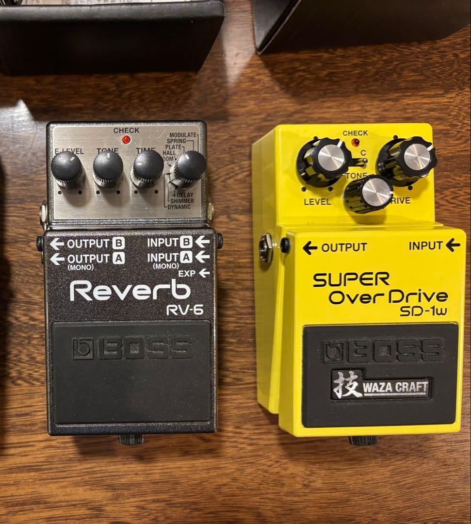 BOSS エフェクター 2点セット RV-6 SD-1W