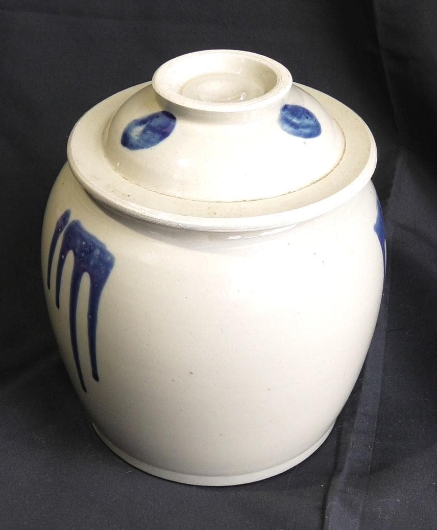 壺　瓶　日本骨董品　漬物瓶　味噌瓶　塩瓶　オブジェ　置物