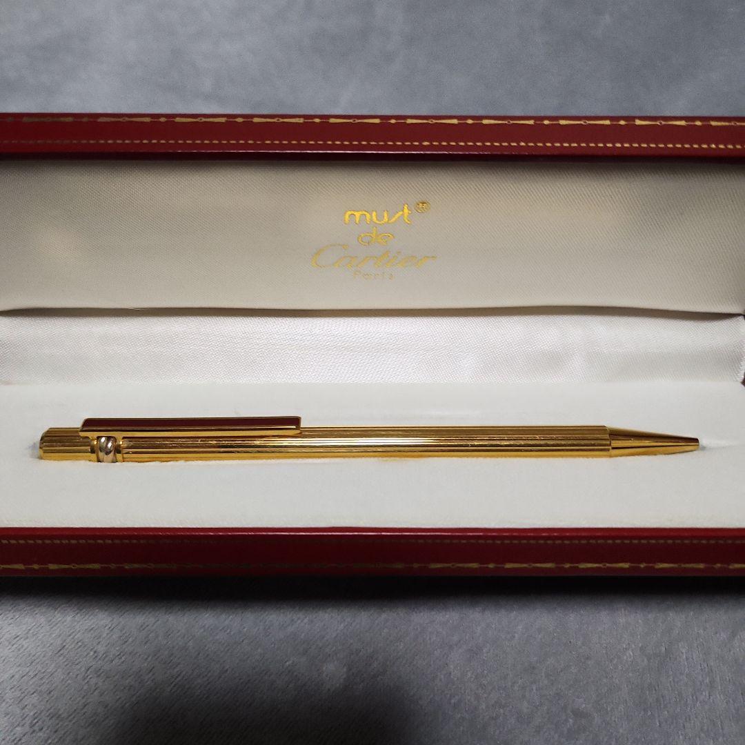 カルティエ　ボールペン　ゴールド