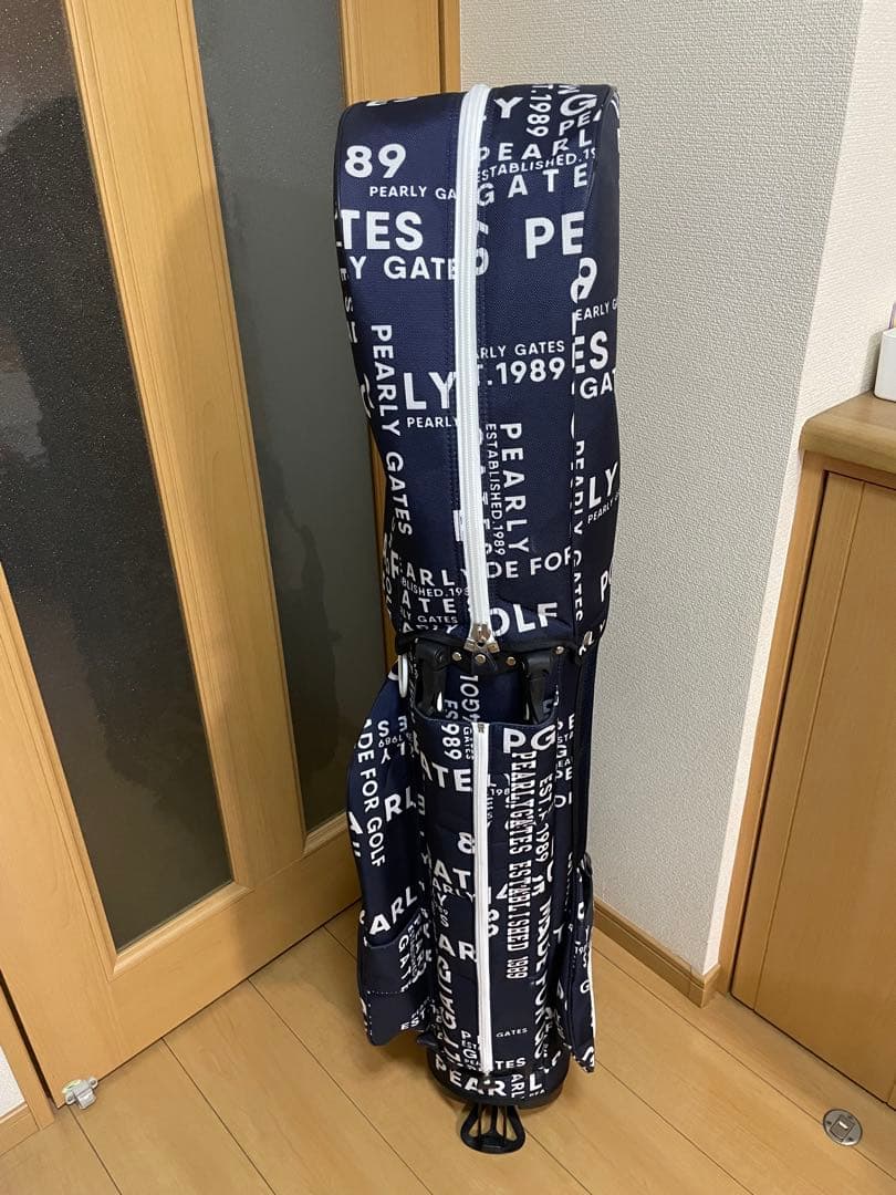 PEARLY GATES スタンド式 ゴルフバッグ キャディバッグ ネイビー