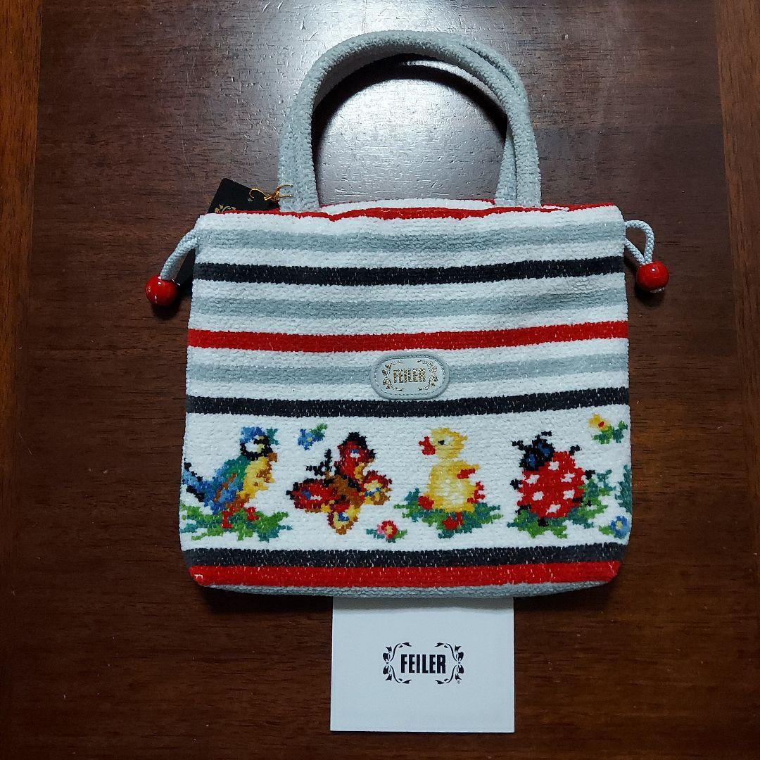 FEILER ×JALコラボ ハイジ巾着バッグ