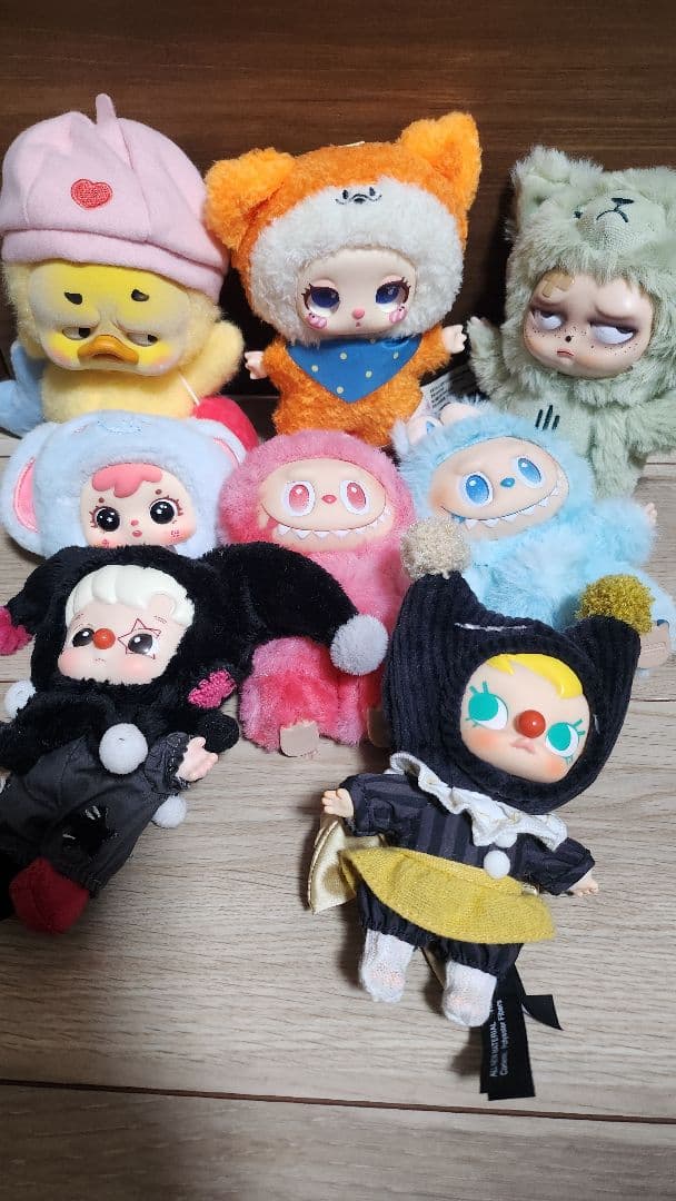 ラブブ ハチププ モーリー等 ぬいぐるみセット