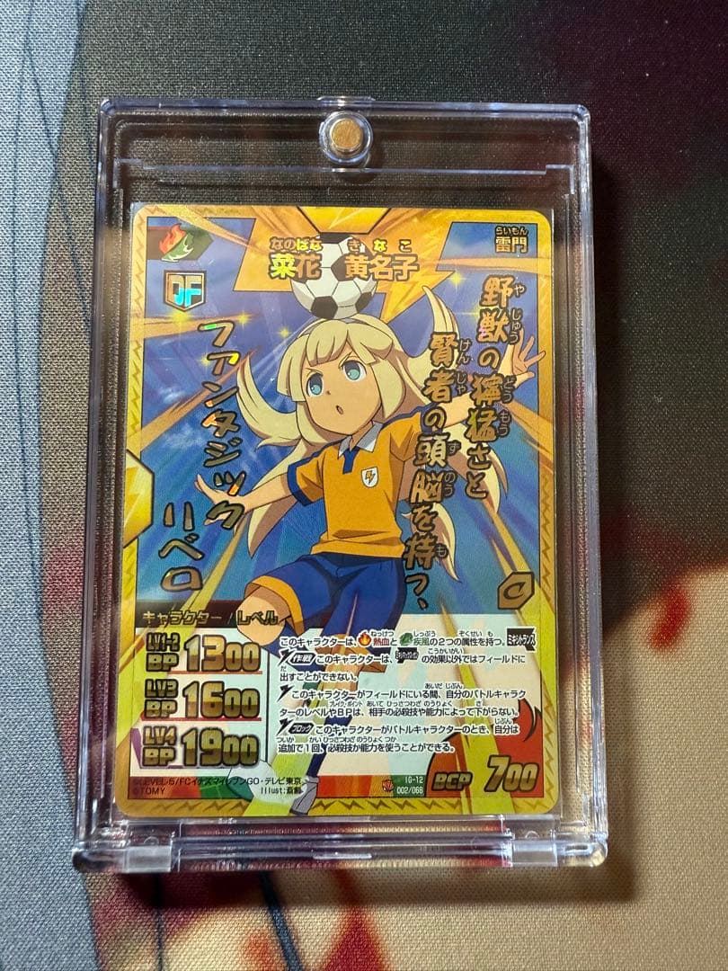 菜花黄名子 イナズマイレブンカード