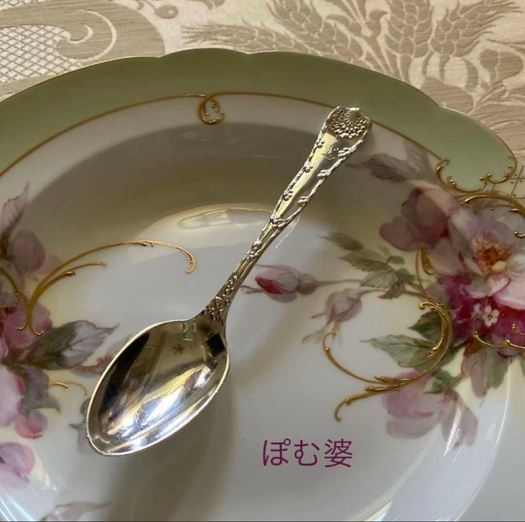 【米国】純銀 スターリングシルバー／スプーン ３本