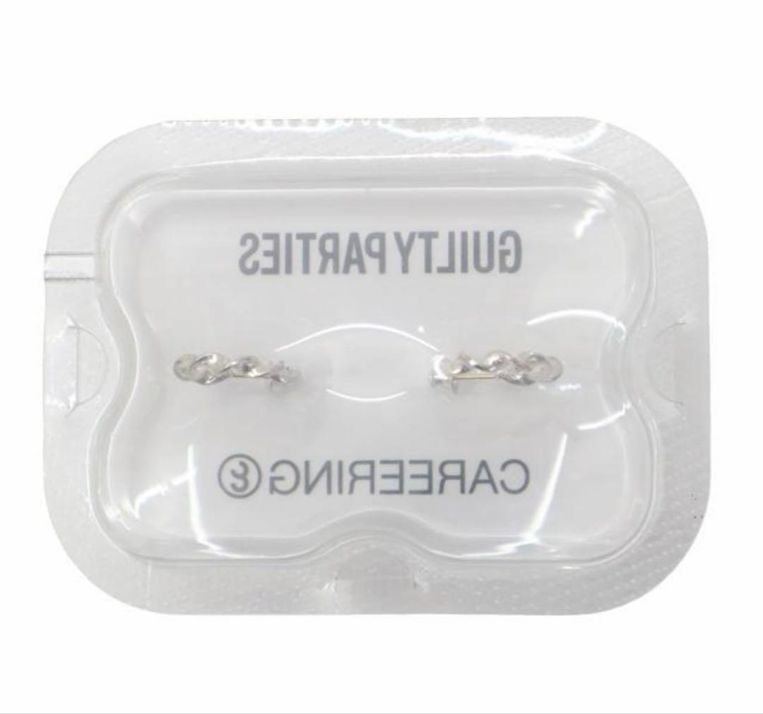 未使用 ワコマリア×キャリアリング パラダイス12 シルバー K18 ピアス