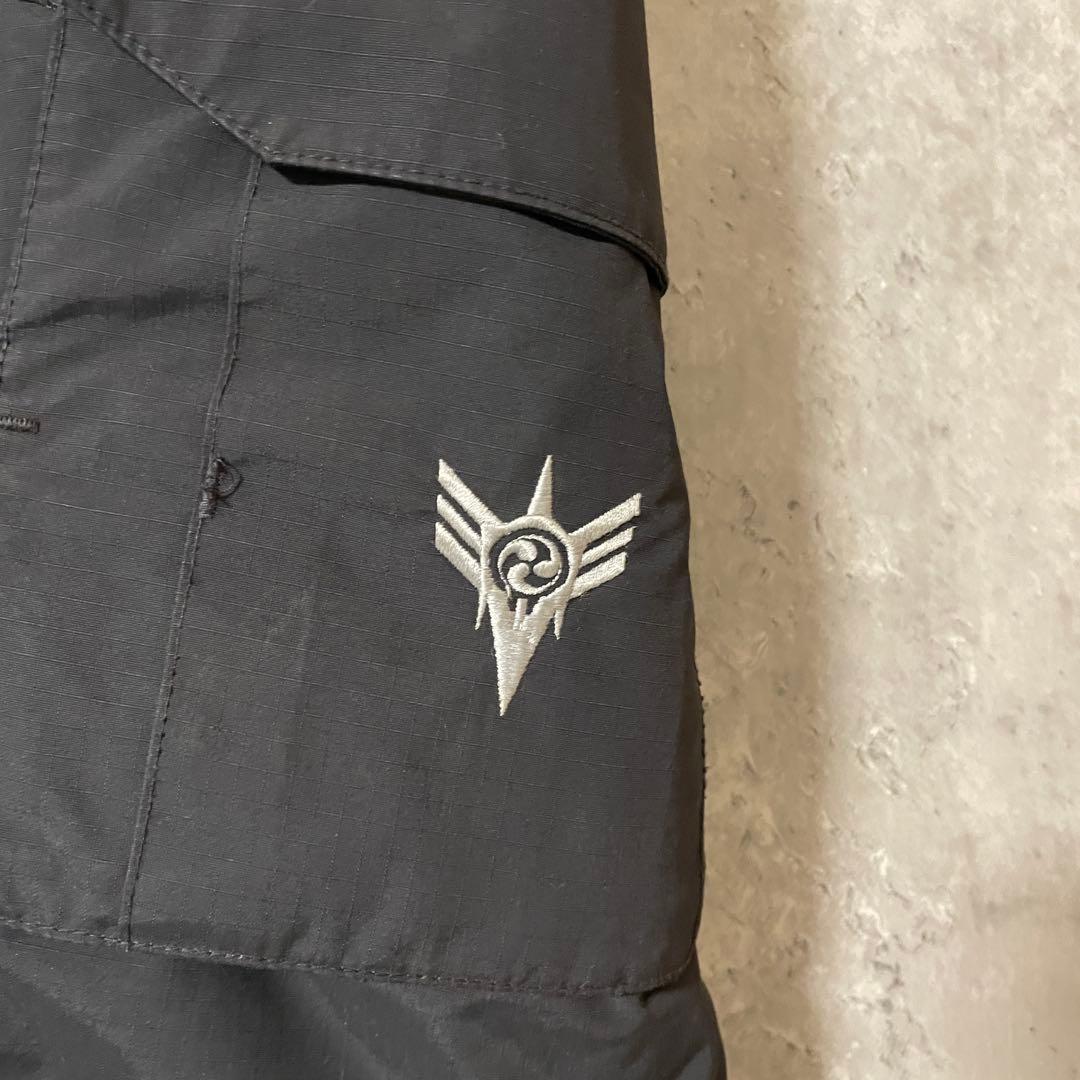 burtonバートンスキーパンツスノーボードウェアズボン下黒ブラック刺繍ロゴ希少