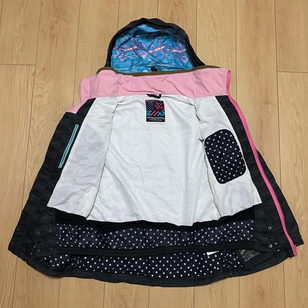 SISTA.J スノーボードウェア スキーウェア レディース 上下セット M