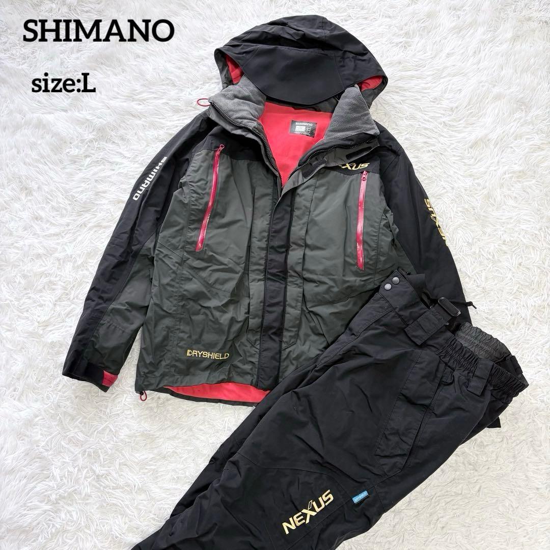 シマノ NEXUS フィッシングスーツ DSコールドウェザースーツ 上下セットL