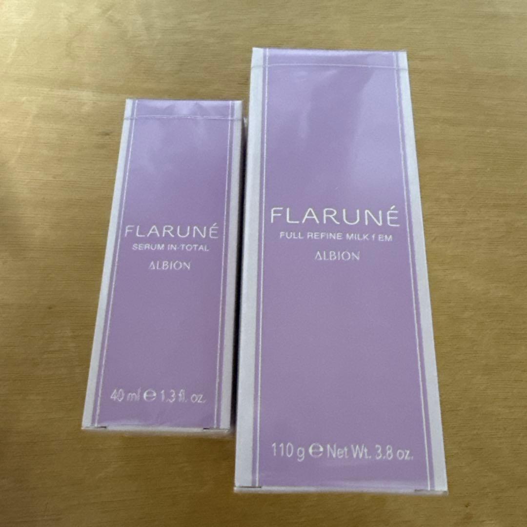 【新品未開封】アルビオンフラルネフルリファインミルク　美容液セット