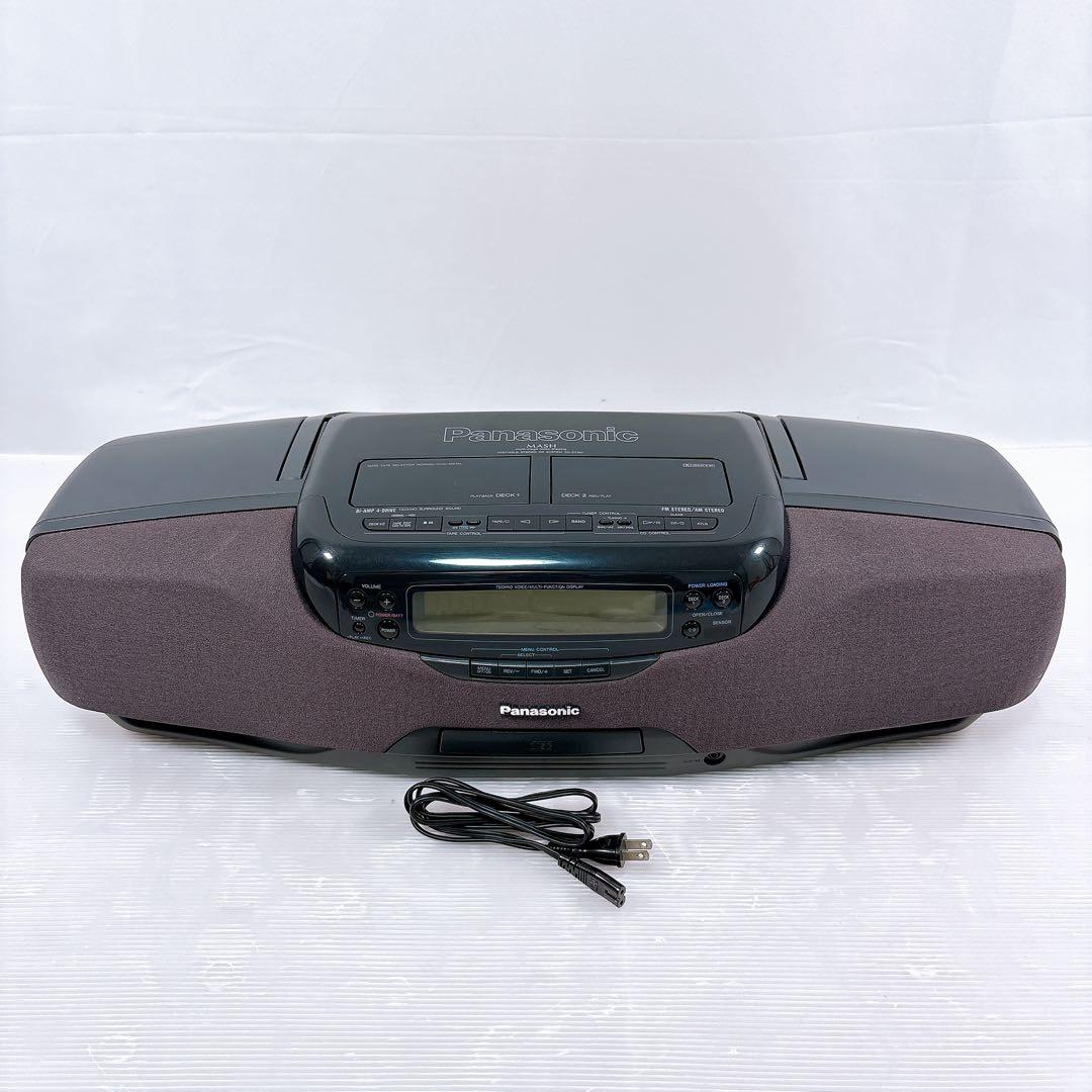 【美品】Panasonic パナソニック RX-DT901 CDダブルラジカセ