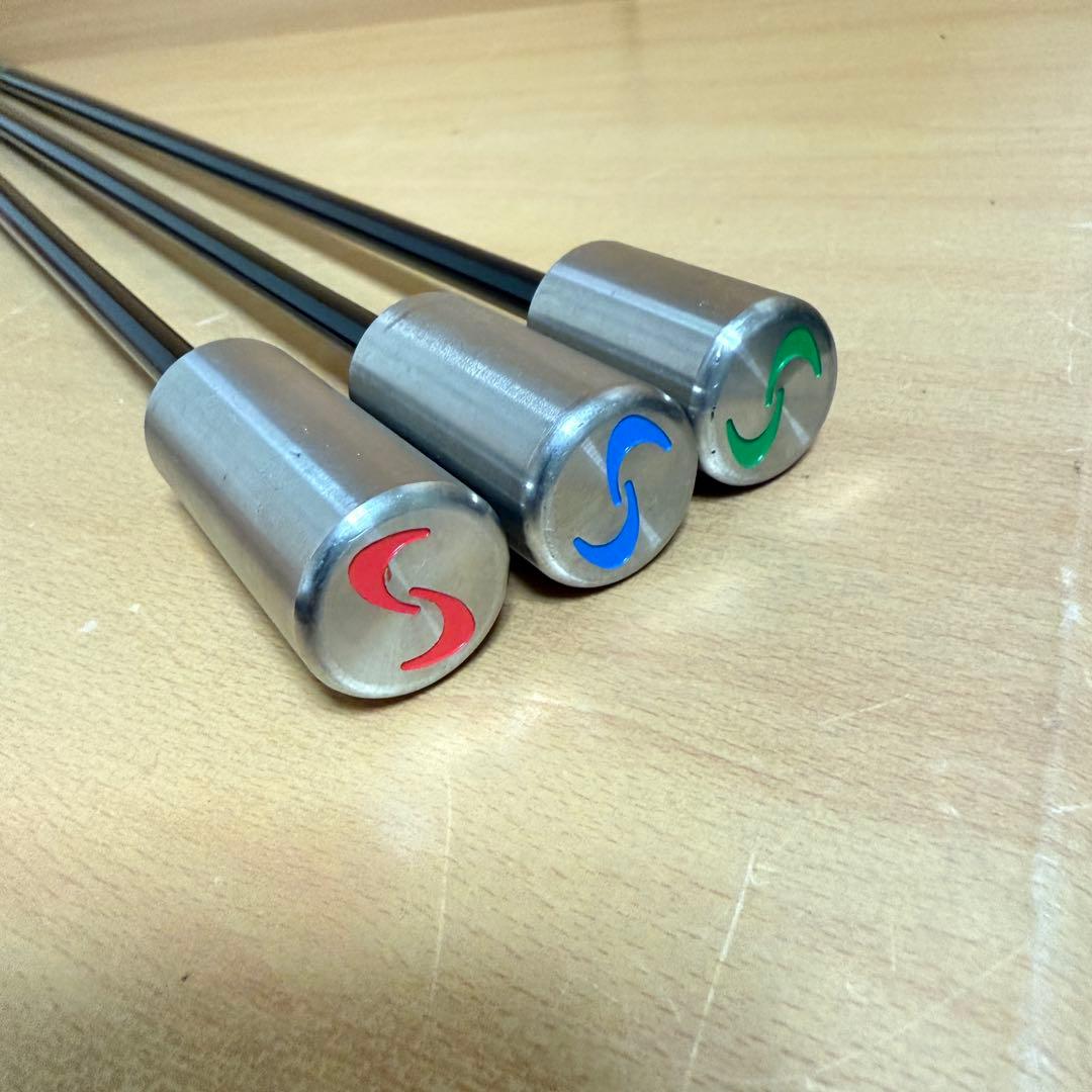スーパースピードゴルフ スイング 練習用品 メンズ 3本セット 飛距離アップ
