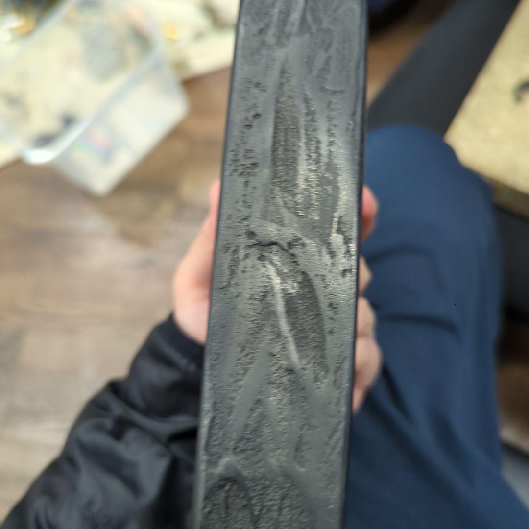 甲州銘石 雨端御硯 鰍沢文明堂製