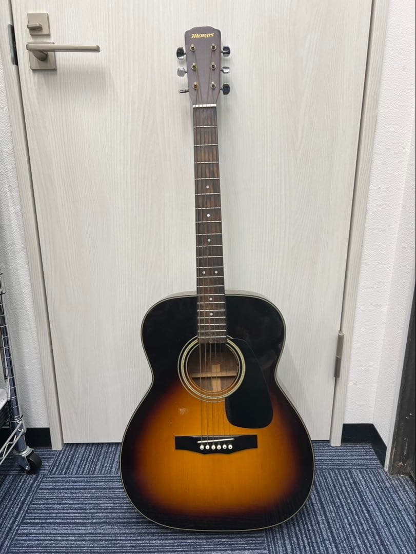 【中古品】Morris モーリス 国産フォークギター ソフトケース付き