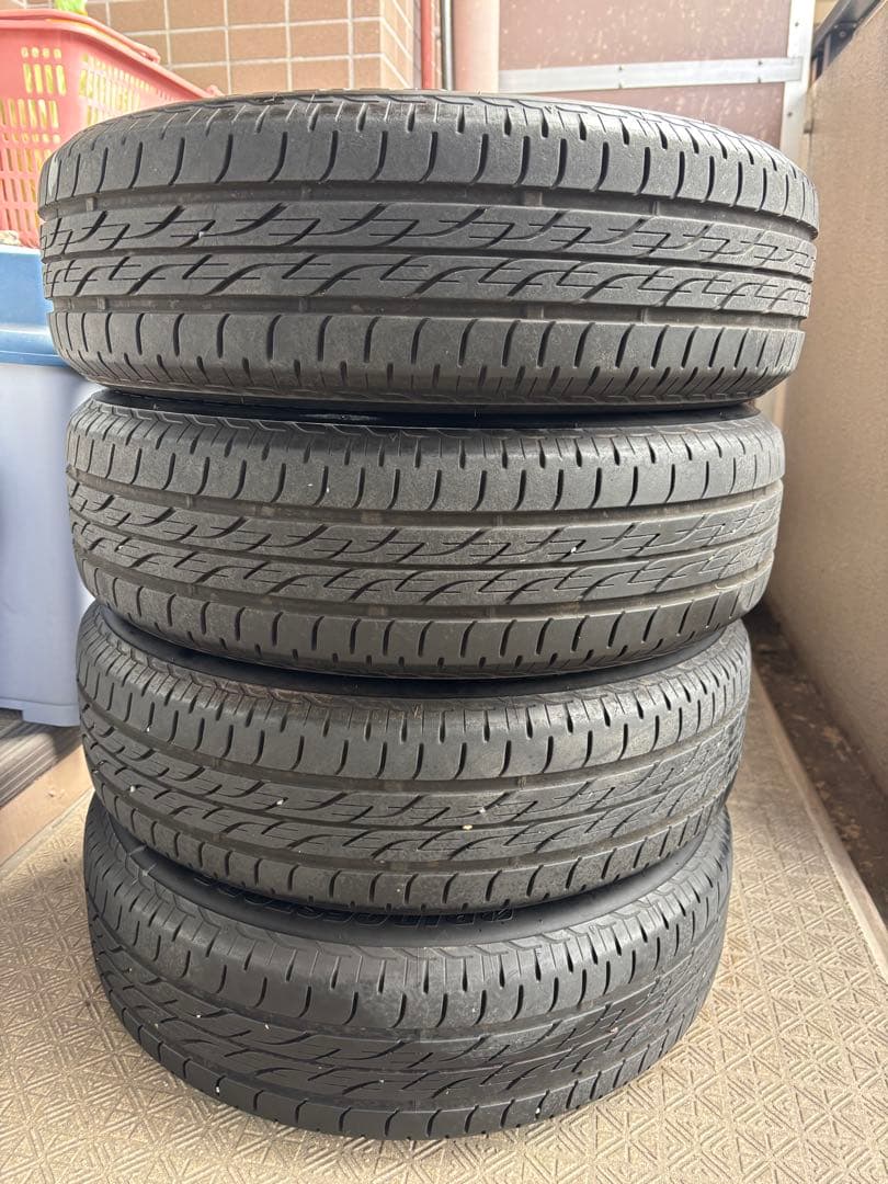 ブリヂストンネクストリー14インチ タイヤ・ホイール４本セット