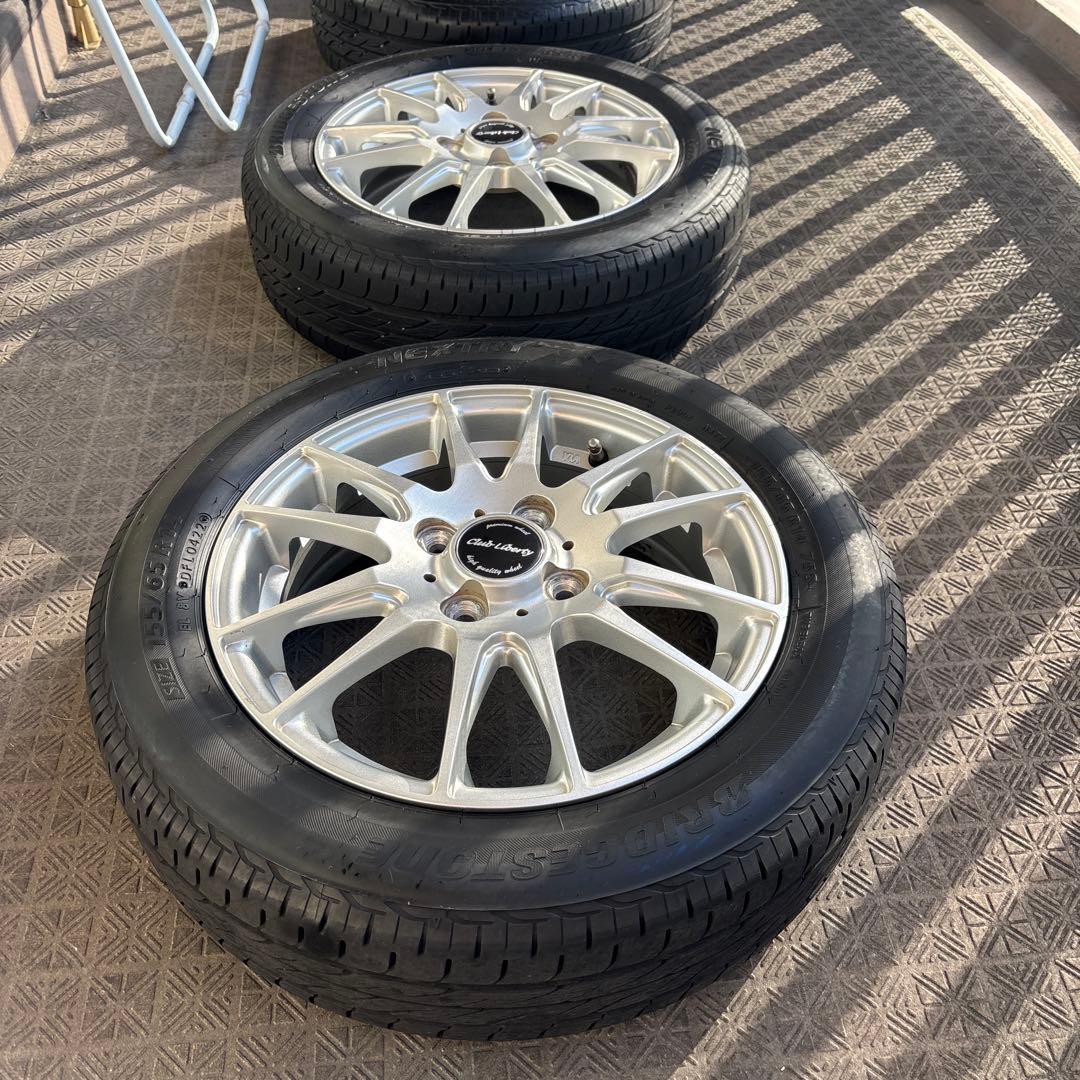 ブリヂストンネクストリー14インチ タイヤ・ホイール４本セット