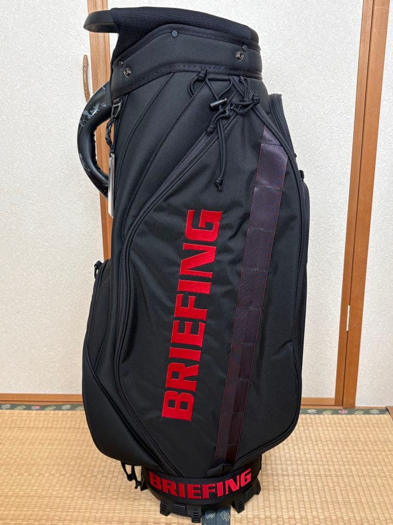 未使用)ブリーフィング キャディバッグ 25年モデル CR-5#04 ブラック