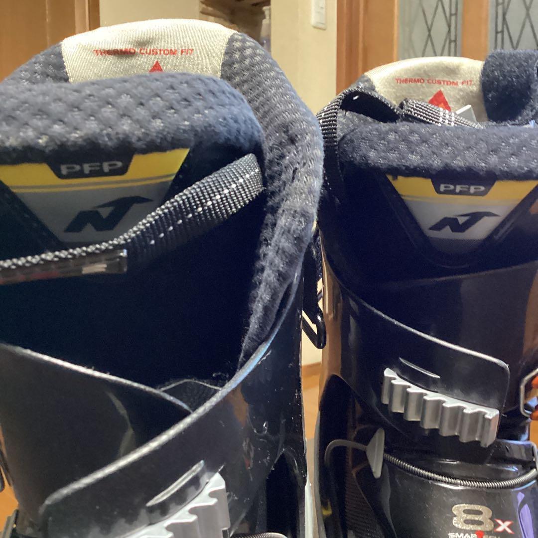 Atomicスキー板 ４点セット　オレンジ/イエロー