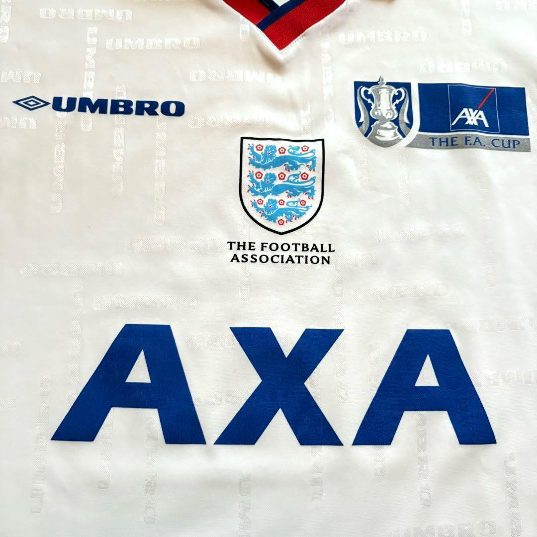 ★希少 XLサイズ★ UMBRO イングランド代表 FAカップ 98‐99 白