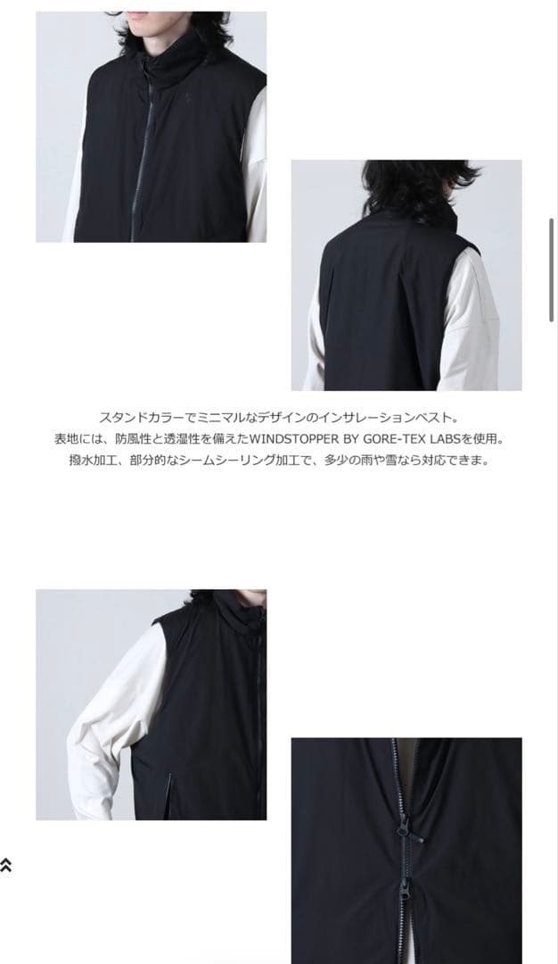 ス*ロ様 Goldwin GORE-TEX puffy Mil Vest GL2