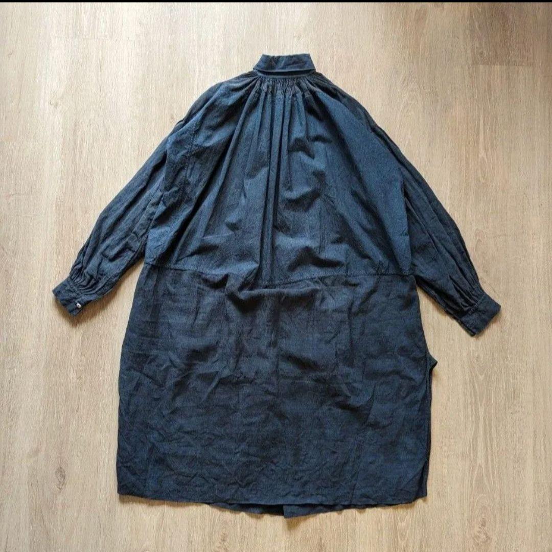 【最終価格】1900s フレンチアンティーク　インディゴリネンスモック