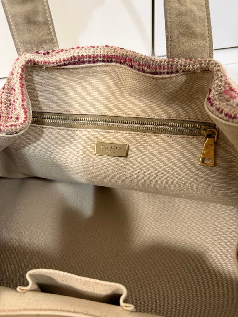 PRADA ツイード カナパトート
