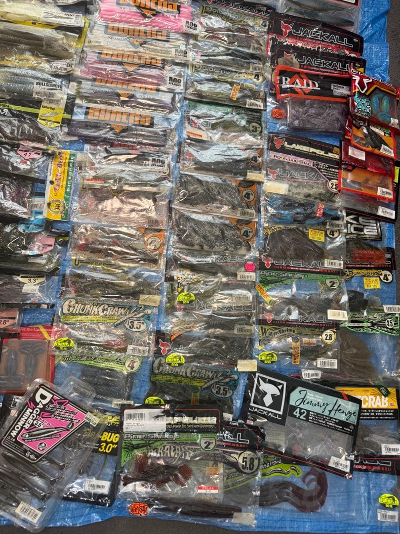 ワーム　超大量セット　バス　ソルト