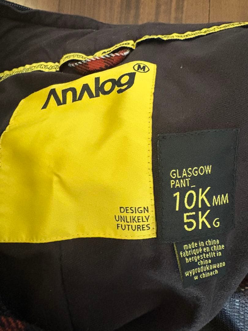 未使用新品【Analog Burton】メンズ スキー スノーボード パンツ M