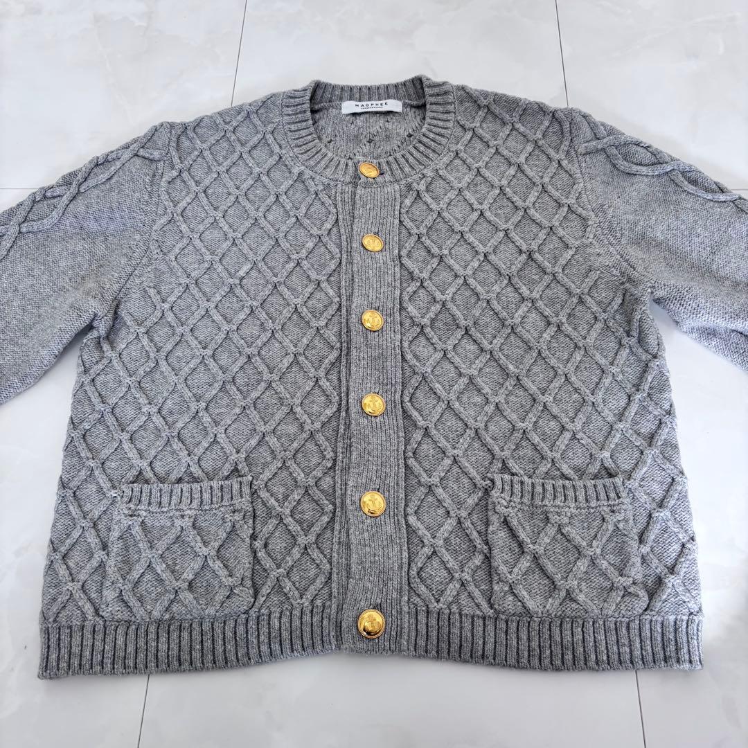 超美品　MACPHEE カーディガン　グレー