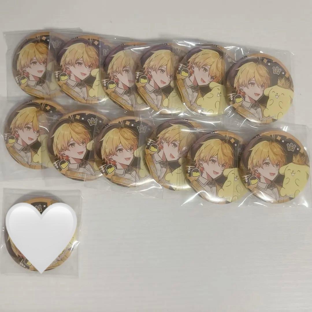 シクフォニ みこと サンリオ コラボ 缶バッジ ポムポムプリン