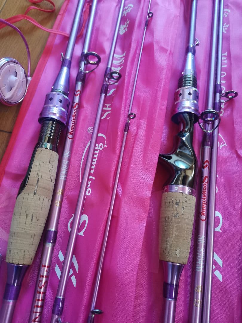 のんたんりゅちん 4Pパックロッド、スピニング ロッド＆リールセット