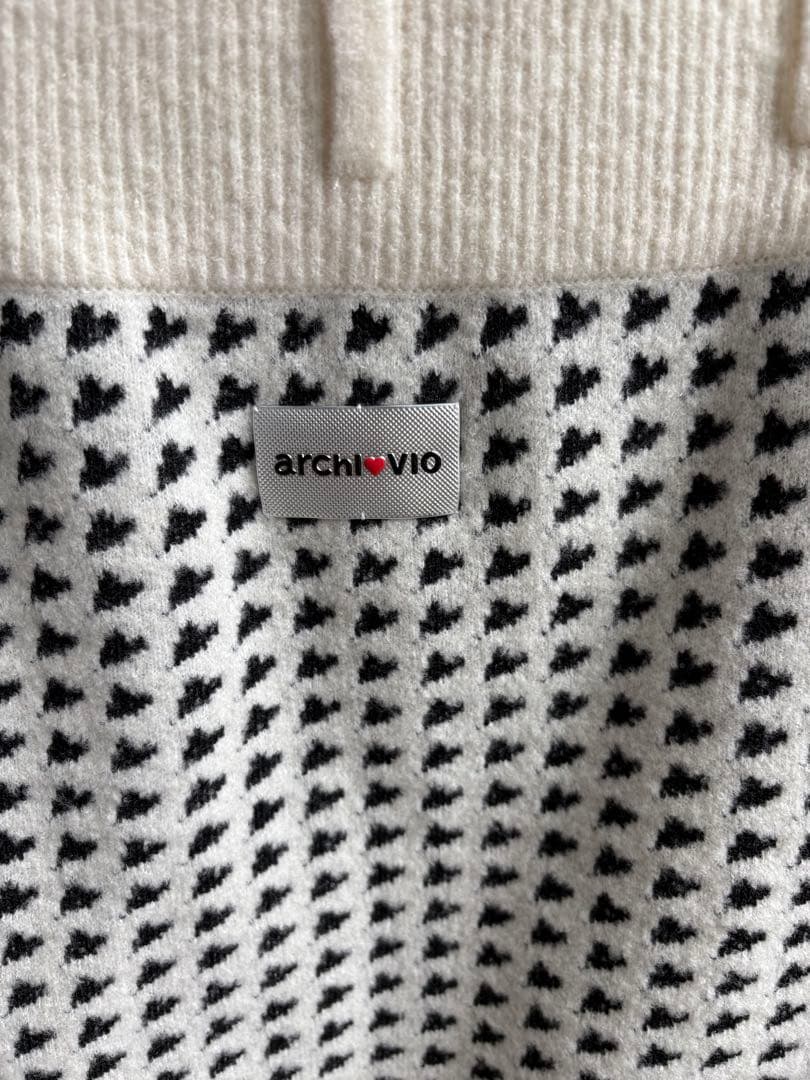 新品未使用　archivio 千鳥格子柄スカート