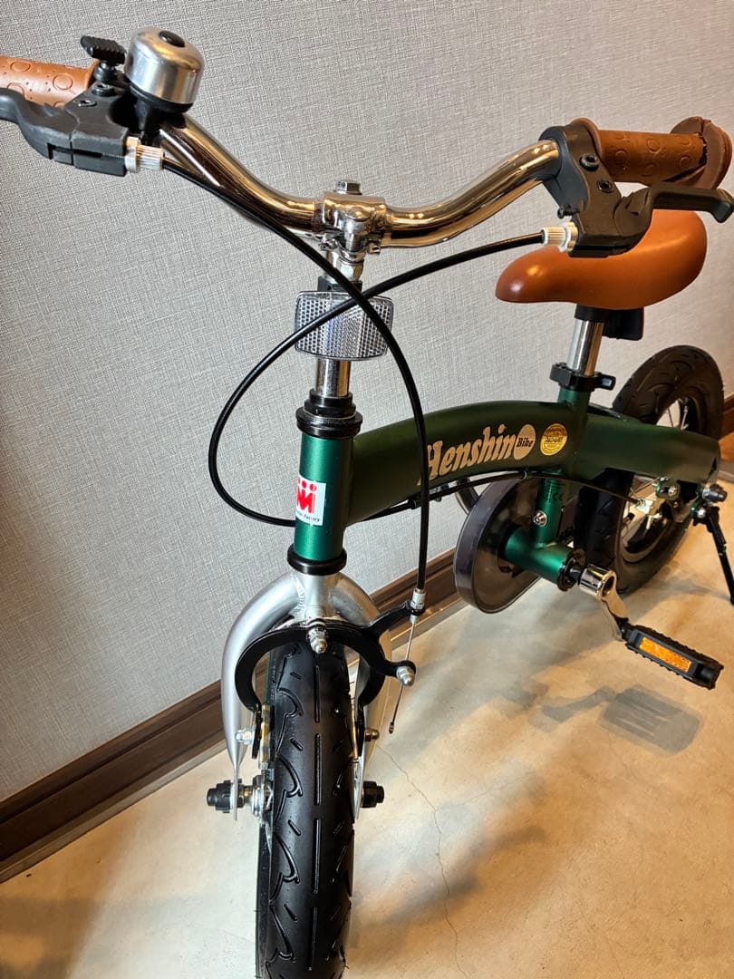 【限定色】へんしんバイク 12インチ フォレストグリーン 希少カラー 幼児自転車
